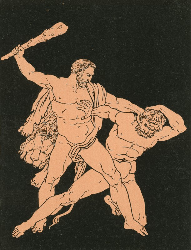 Hercules and Cacus by Bartolomeo Pinelli