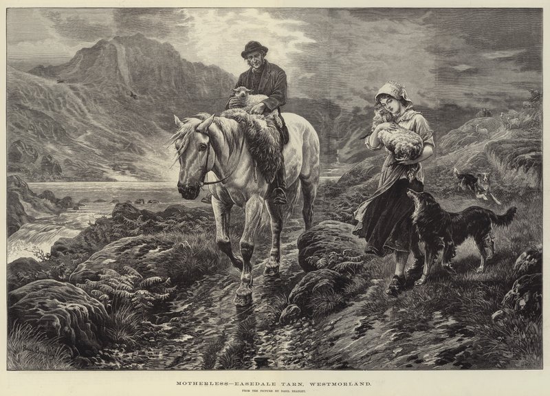 Motherless, Easedale Tarn, Westmorland by Basil Bradley