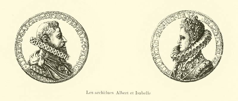 Albert VII, Archduke of Austria and Isabella of Spain, Governors of the Spanish Netherlands by Belgian School