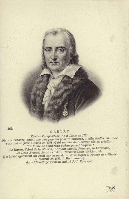 Andre Gretry, Belgian composer by Belgian School