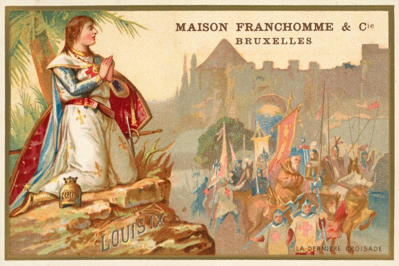 Louis IX of France and the Eighth Crusade by Belgian School