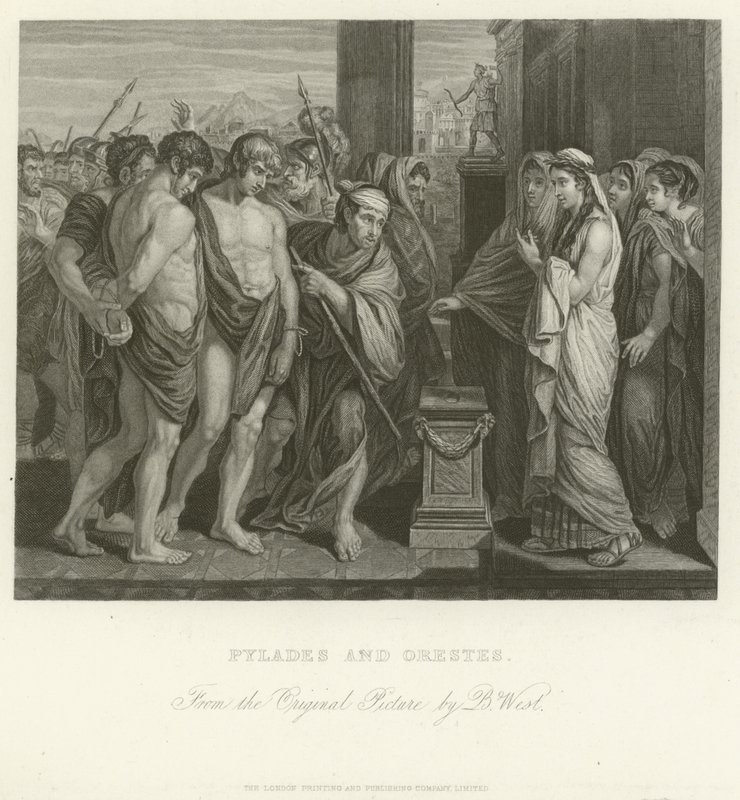 Pylades and Orestes by Benjamin West