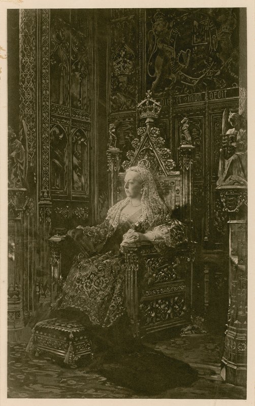 Portrait of Queen Victoria by Benjamin  Constant