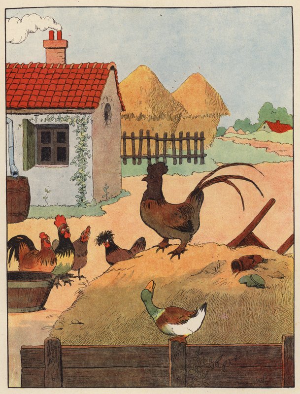 Illustration for Chantecler by Benjamin Rabier by Benjamin Rabier