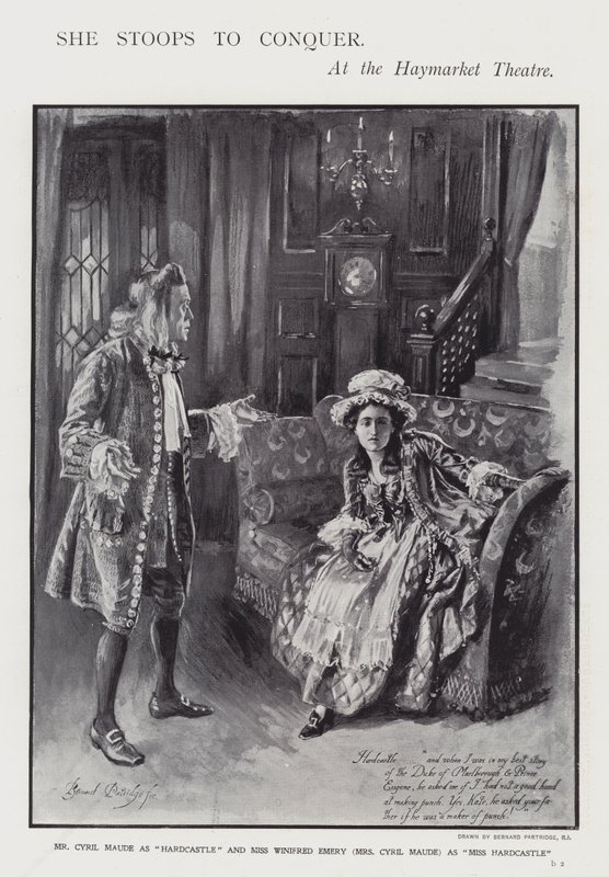A performance of Oliver Goldsmith