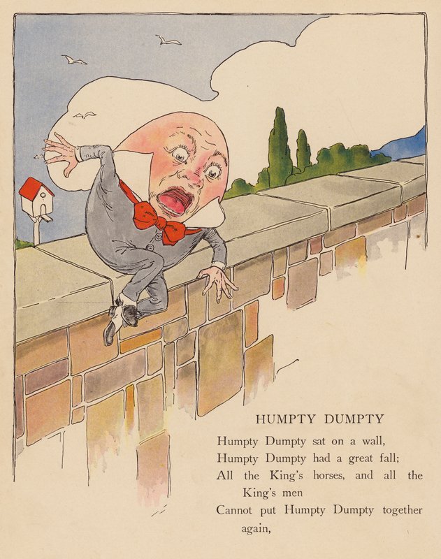 Nursery Rhyme: Humpty Dumpty by Blanche Fisher Wright