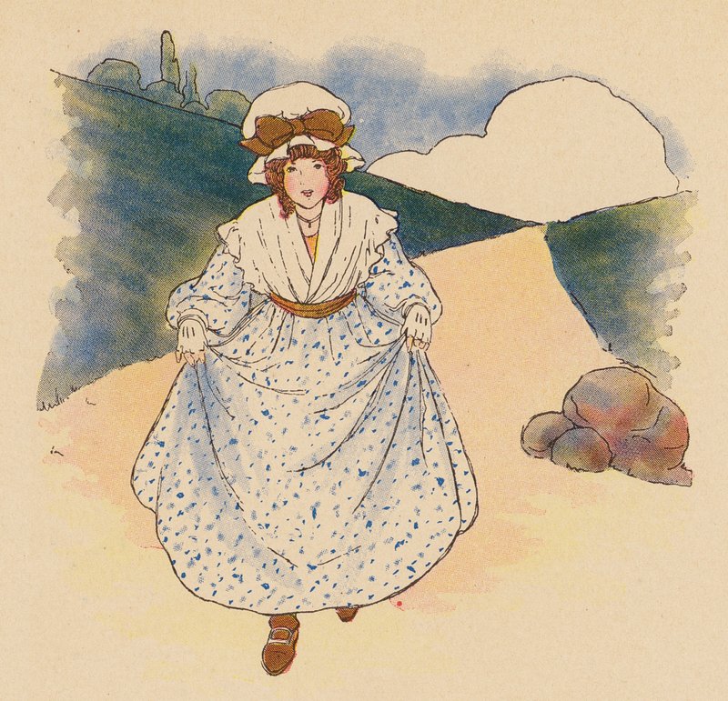 Nursery rhyme: Little Polly Flinders by Blanche Fisher Wright