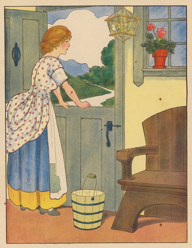 Nursery rhyme: The Bunch of Blue Ribbons by Blanche Fisher Wright