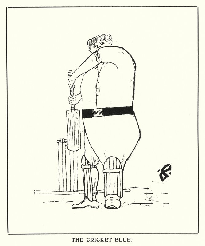 Oxford Quips: The Cricket Blue by Bohun Lynch