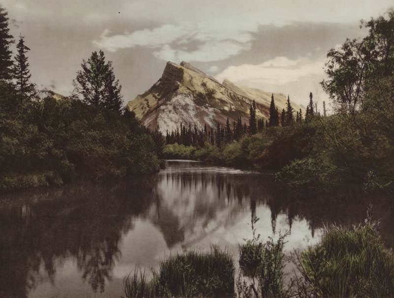 Mount Rundle, Banff, Alt 9,665 Feet by Byron Hill Harmon