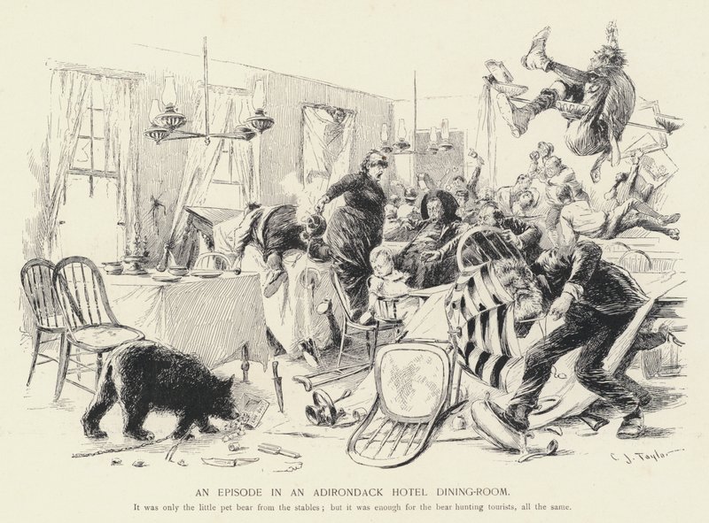 An Episode in an Adirondack Hotel Dining-Room by C.J. Taylor