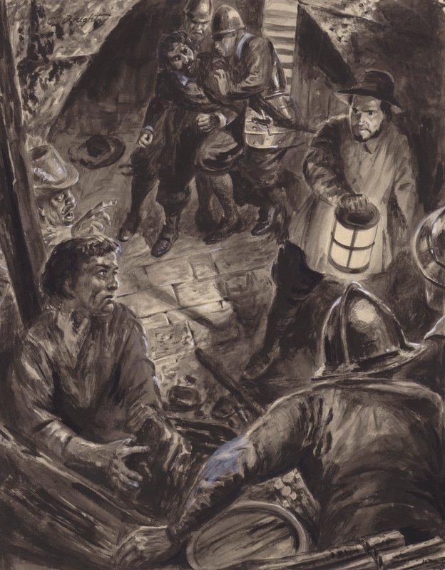 Arrest of Guy Fawkes and his co-conspirators by C.L. Doughty