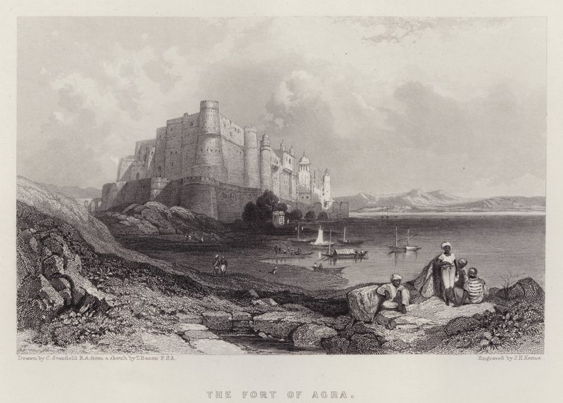 The Fort of Agra by C. (after) Stanfield