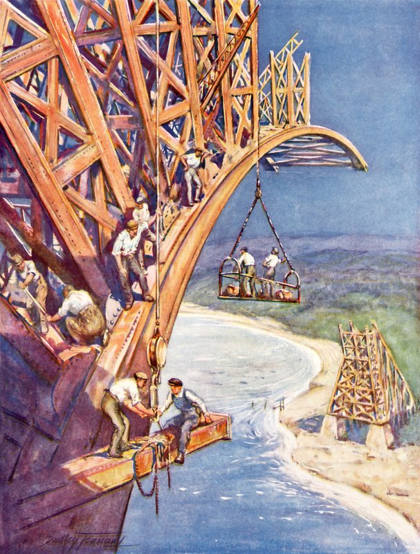 How the Bridge Builder Makes His Conquests by C. Dudley Tennant