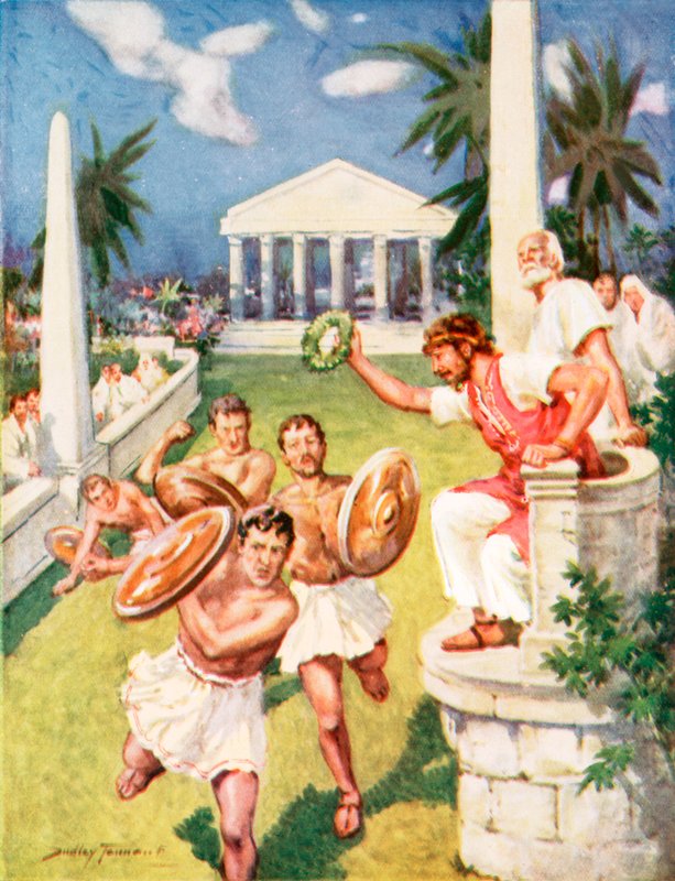 Race in Memory of a Great Greek Victory by C. Dudley Tennant
