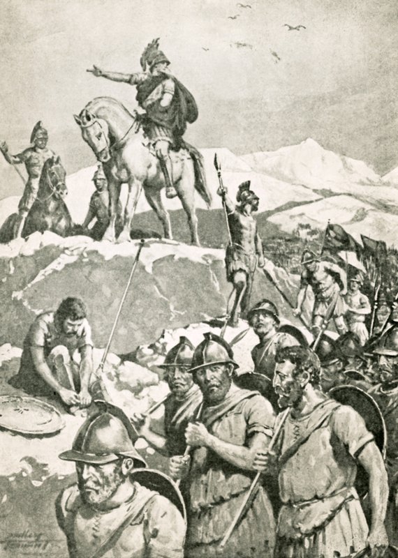 The onward sweep of mighty Alexander by C. Dudley Tennant