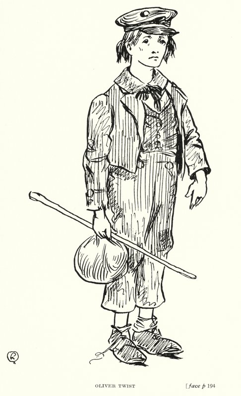 Dickens character: Oliver Twist by Captain Edward Henry Handley Read