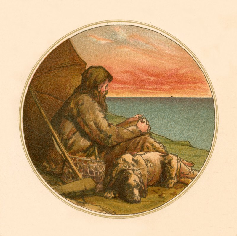 Robinson Crusoe by Carl Marr