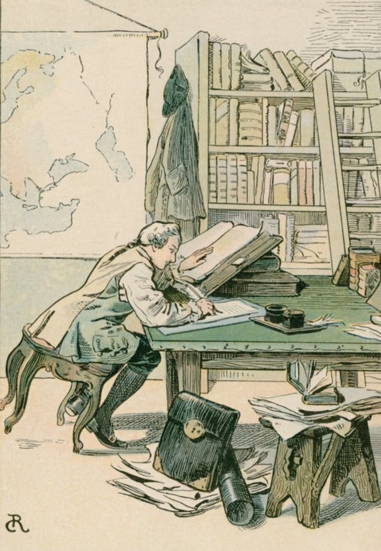 Frederick the Great as Crown Prince in Kustrin by Carl Rohling