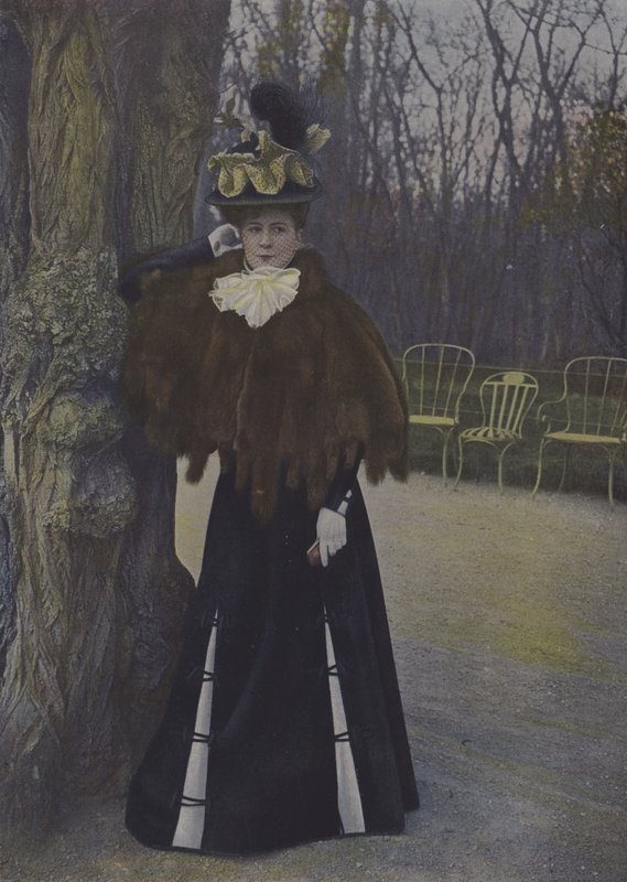 Woman in a Paris Park by Carle de Mazibourg