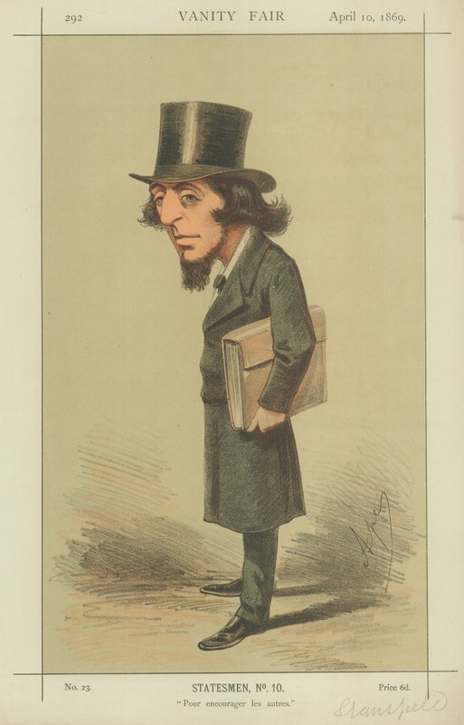 Rt Hon James Stansfeld, Pour encourager les autres, Vanity Fair cartoon by Carlo Pellegrini