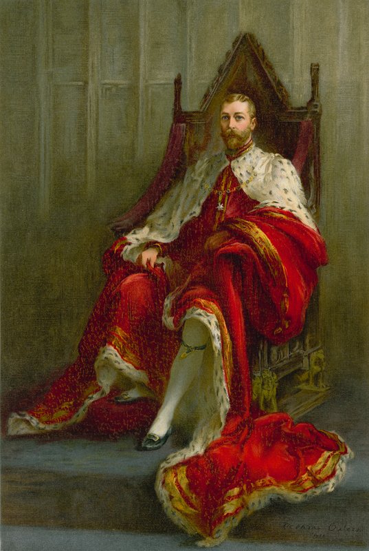 King George V, in the year of his coronation by Catherine Ouless