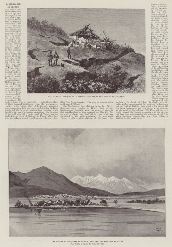 Earthquakes in Greece by Charles Auguste Loye