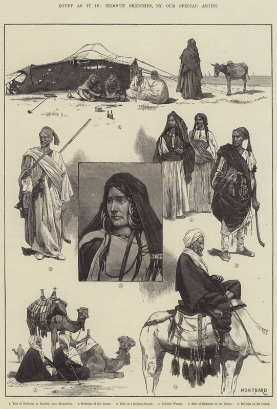 Egypt as it is, Bedouin Sketches by Charles Auguste Loye