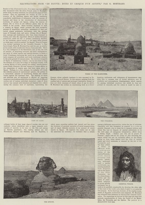 Illustrations from En Egypte, Notes et Croquis d