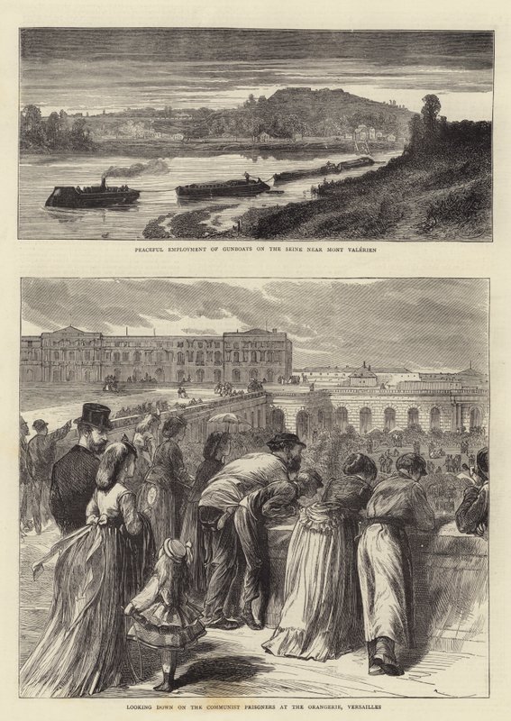 Mont Valerien, Communist Prisoners at Versailles by Charles Auguste Loye