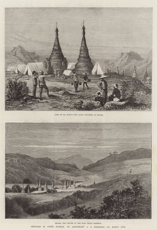 Sketches in Upper Burmah by Charles Auguste Loye
