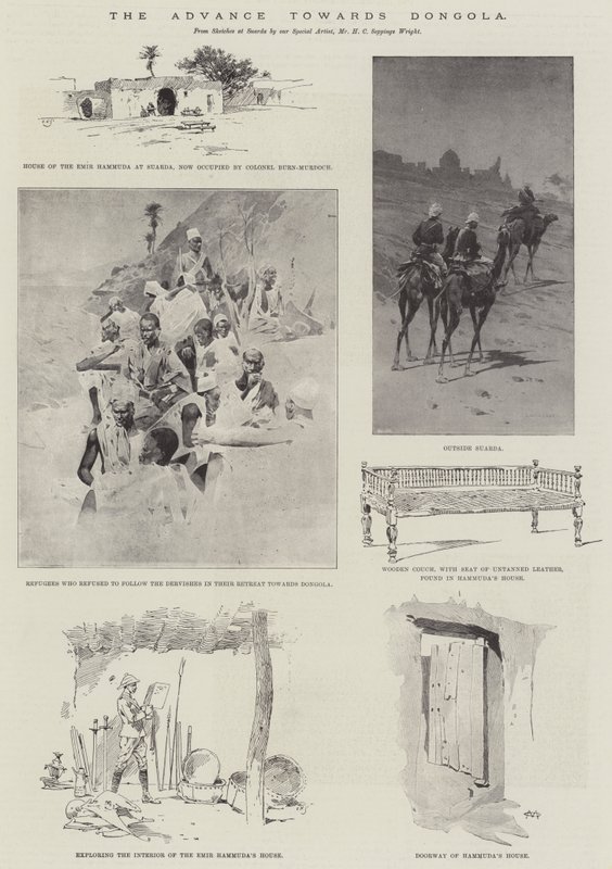 The Advance Towards Dongola by Charles Auguste Loye