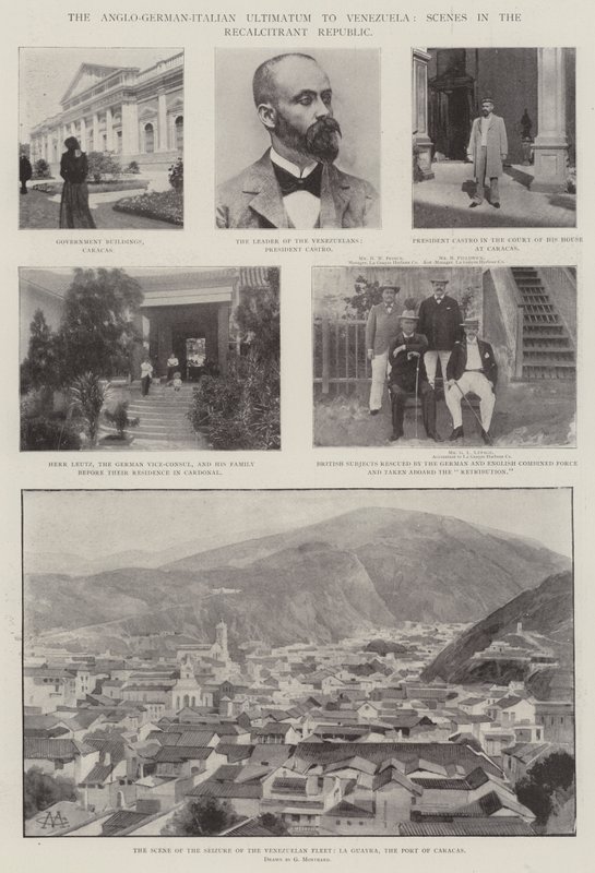 The Anglo-German-Italian Ultimatum to Venezuela, Scenes in the Recalcitrant Republic by Charles Auguste Loye