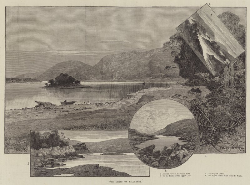 The Lakes of Killarney by Charles Auguste Loye