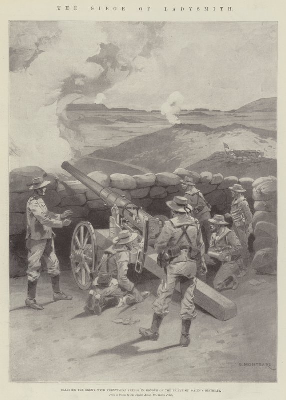 The Siege of Ladysmith by Charles Auguste Loye