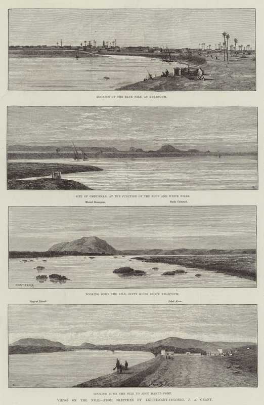 Views on the Nile by Charles Auguste Loye
