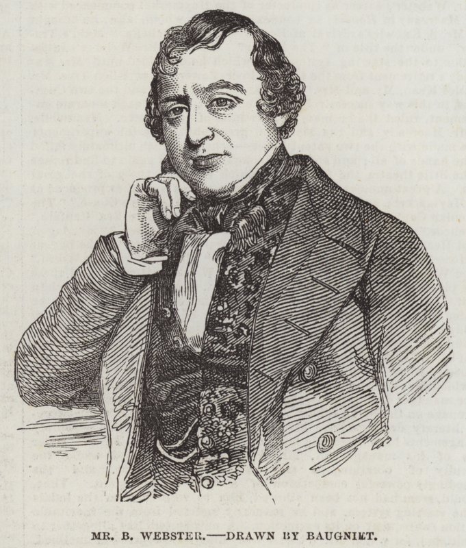 Mr B Webster by Charles Baugniet