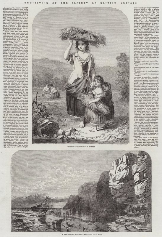 Exhibition of the Society of British Artists by Charles Baxter