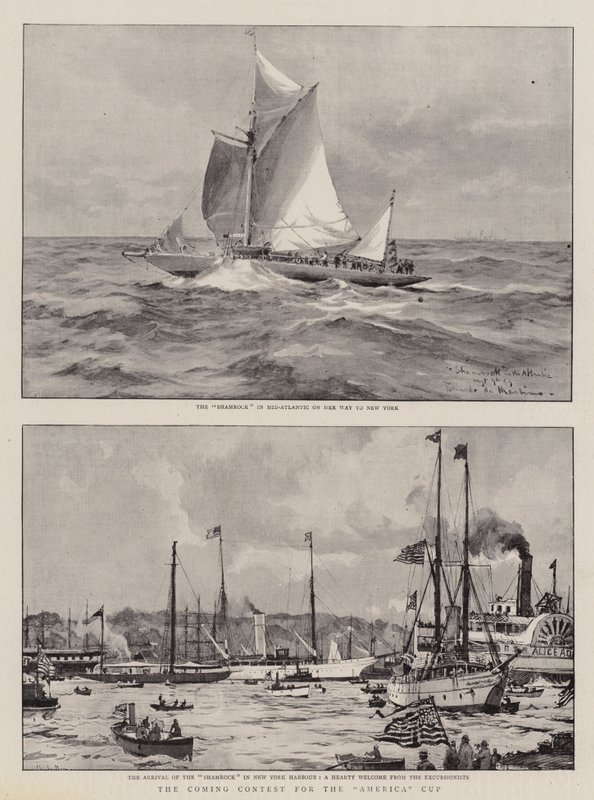 The Coming Contest for the America Cup by Charles Edward Dixon