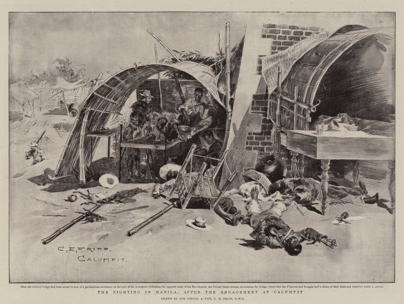The Fighting in Manila, After the Engagement at Calumpit by Charles Edwin Fripp