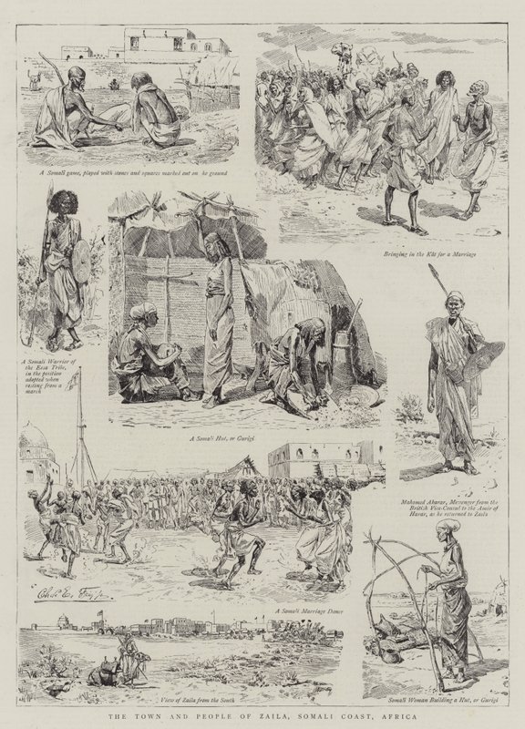 The Town and People of Zaila, Somali Coast, Africa by Charles Edwin Fripp
