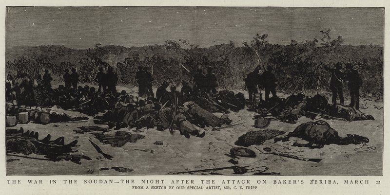 The War in the Sudan, the Night After the Attack on Baker
