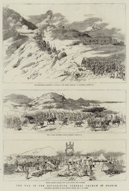 The War in the Sudan, with General Graham at Suakin by Charles Edwin Fripp