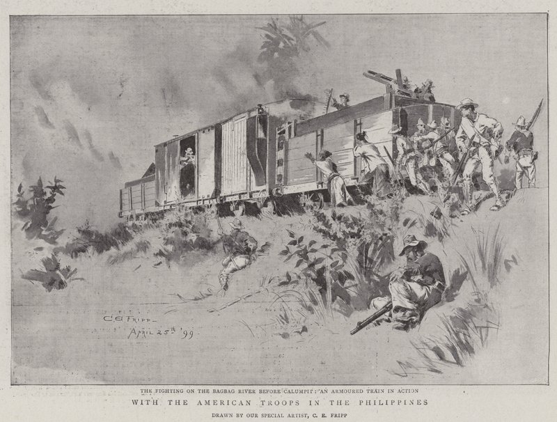 With the American Troops in the Philippines by Charles Edwin Fripp