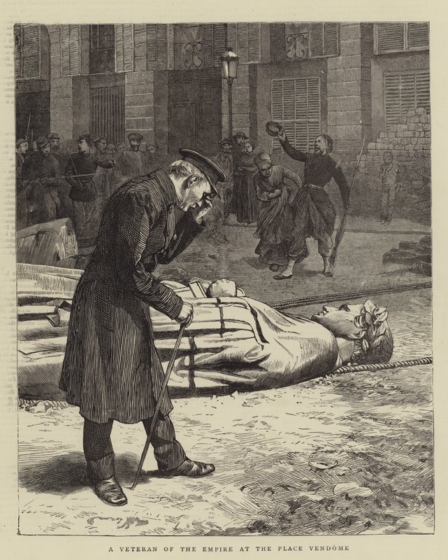 A Veteran of the Empire at the Place Vendome by Charles Green