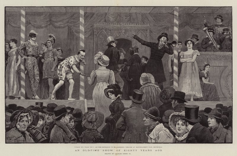 An Old-Time Show of Eighty Years Ago by Charles Green
