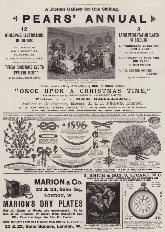 Page of Advertisements by Charles Green