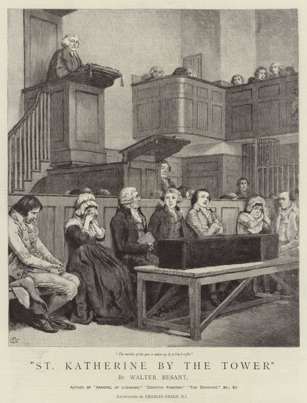 St Katherine by the Tower by Charles Green