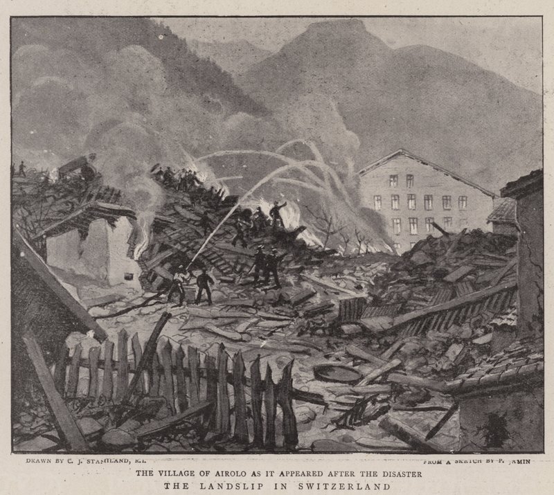 The Landslip in Switzerland by Charles J. Staniland