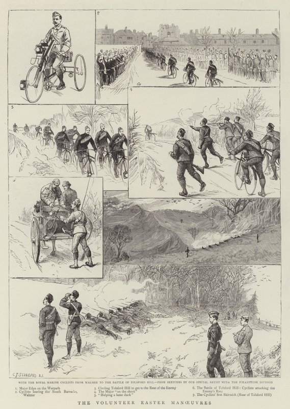 The Volunteer Easter Manoeuvres by Charles J. Staniland